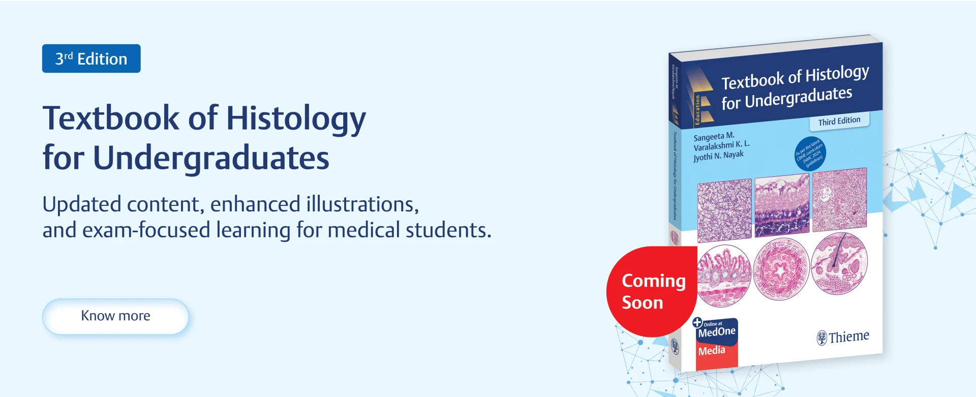 Histology 3rd Edition Coming Soon